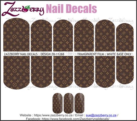 Amazon.com: Louis Vuitton Nails Stickers